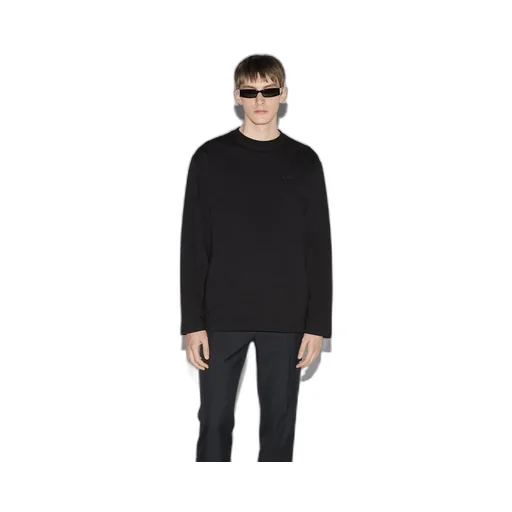 Cotton jersey long sleeve T-shirt