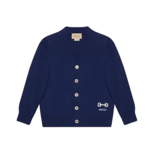 Children's cotton cardigan with Horsebit