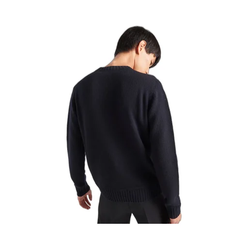 Wool and cashmere crew-neck sweater
