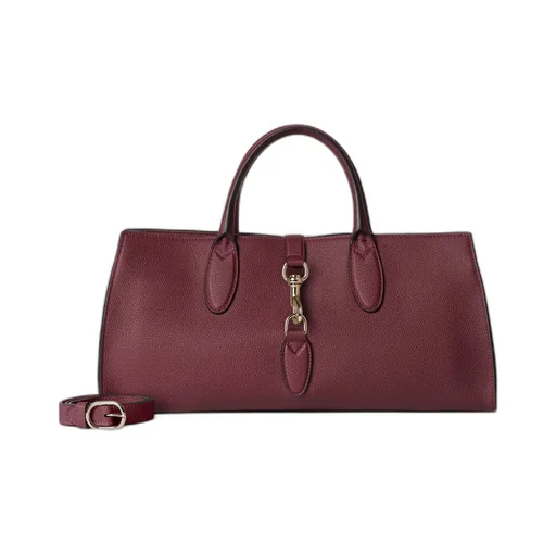 Medium tote bag with hook closure