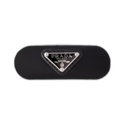 Prada Logo Plaque Hair Clip