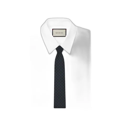 GG silk jacquard tie