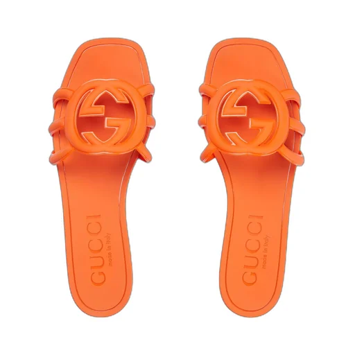 Women's Interlocking G slide sandal