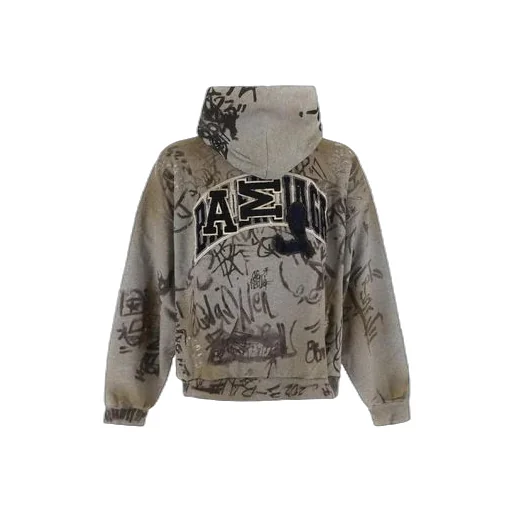 Scribbled Medium Fit Hoodie