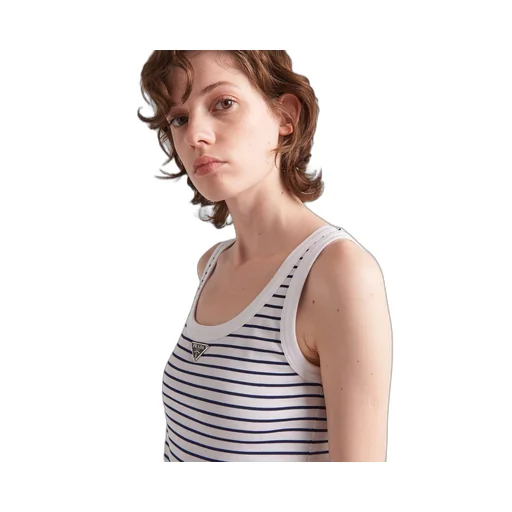 Printed jersey top