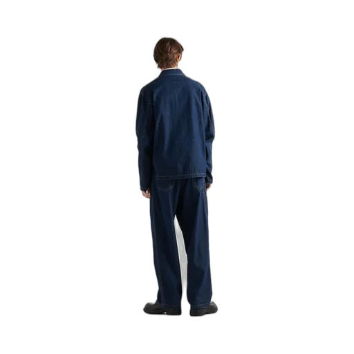 Light denim blouson jacket