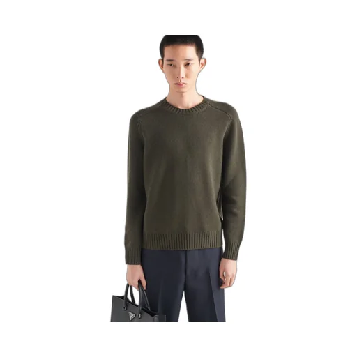 Wool and cashmere crew-neck sweater
