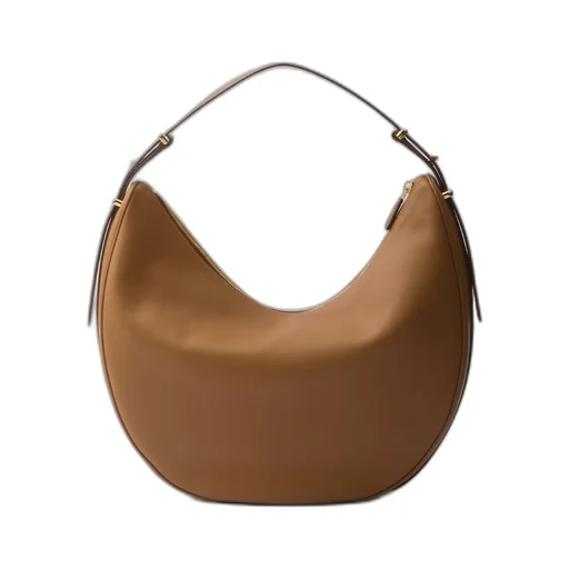 Prada Arqué large leather shoulder bag