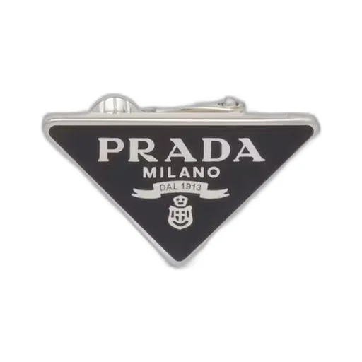 Prada Symbole clip left earring
