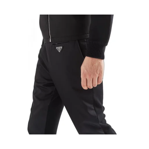 Wool and Re-Nylon Gabardine trousers