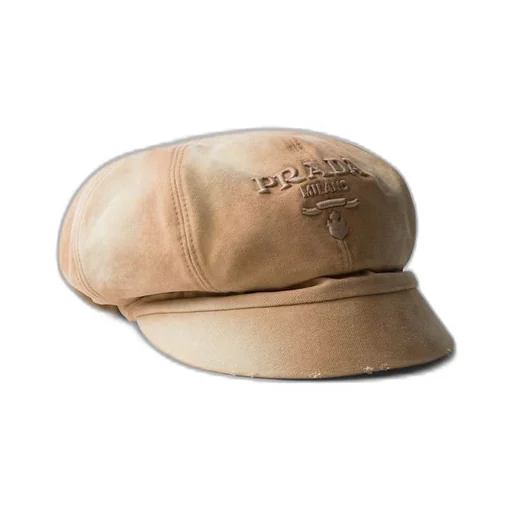 Canvas newsboy cap