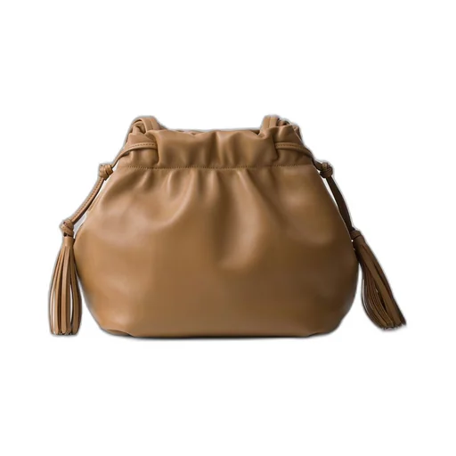 Nappa leather shoulder bag