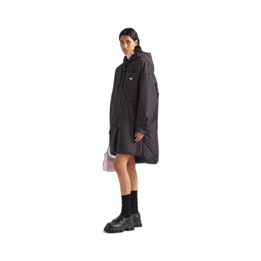 Oversized light Re-Nylon raincoat