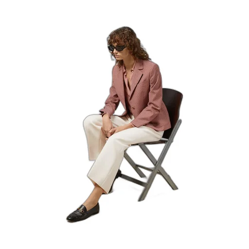 Micro G print silk shirt
