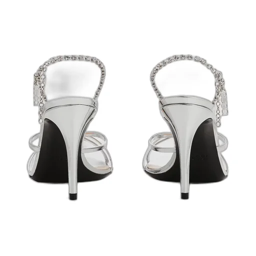Women's crystal chain sandal