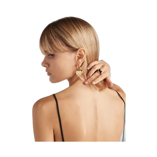Eternal Gold medium drop earrings in yellow gold