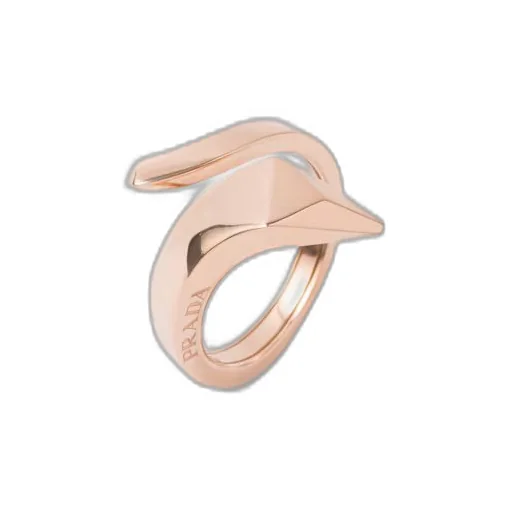 Eternal Gold snake mini ring in pink gold