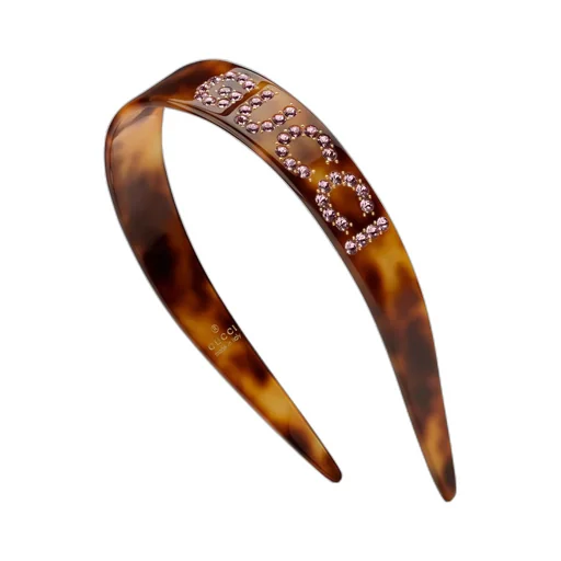 'GUCCI' hairband with crystals