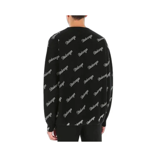 All Over Script Logo Knit Sweater