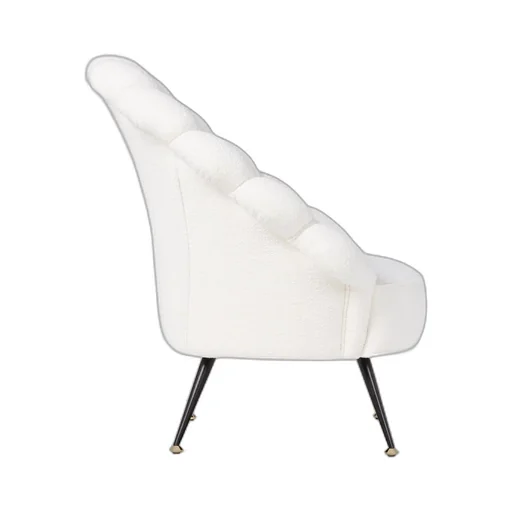 Bouclé armchair