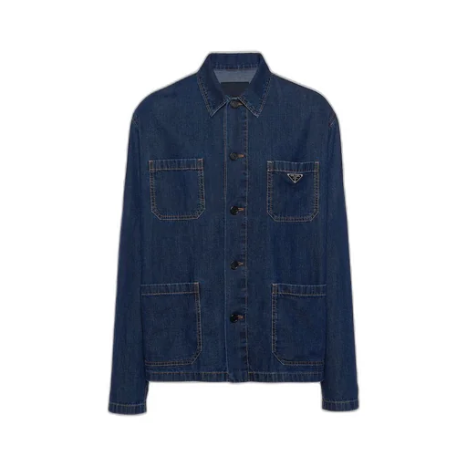 Light denim blouson jacket
