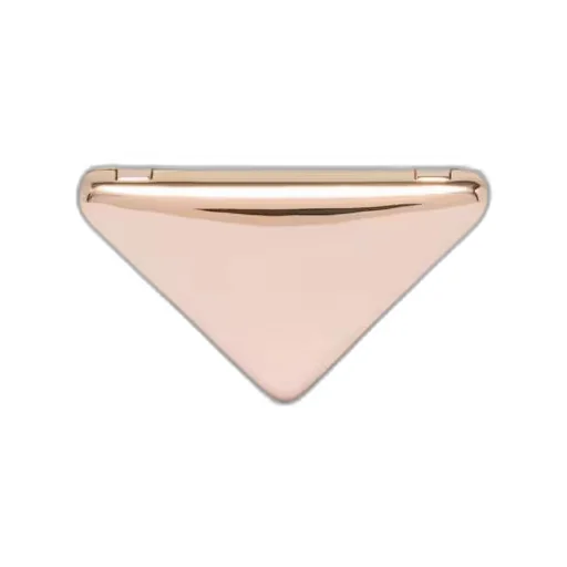 Eternal Gold small triangle brooch in pink gold