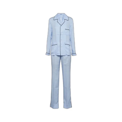 Jacquard crêpe de Chine pajamas