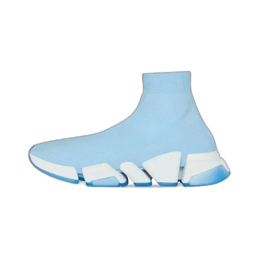 Speed 2.0 Clear Sole Recycled Knit Sneaker Indigo