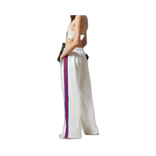Technical jersey track bottoms
