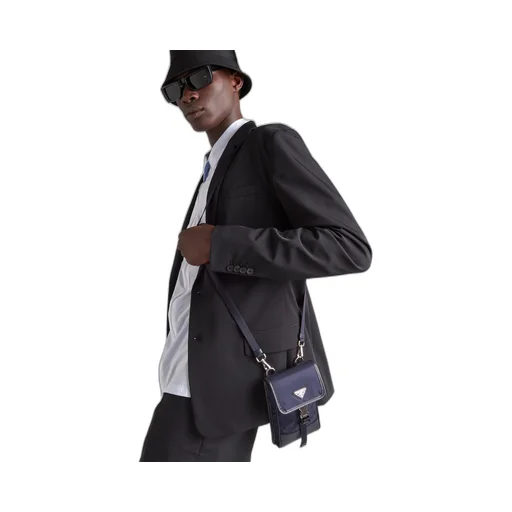 Re-Nylon and Saffiano leather smartphone case