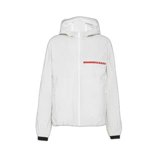 Light Re-Nylon hooded jacket