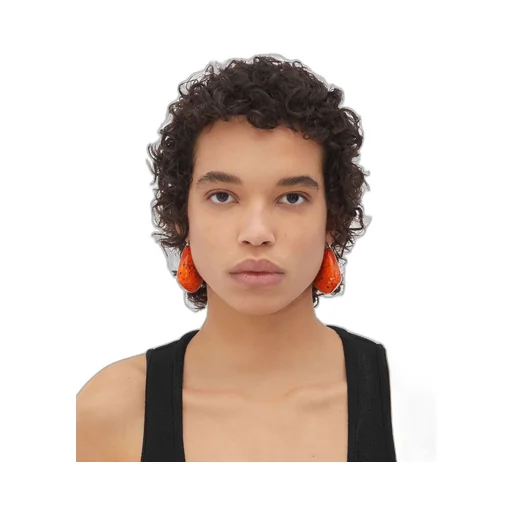 Large Fin Ceramic Earrings