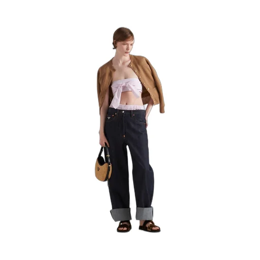 Checked cotton shorts