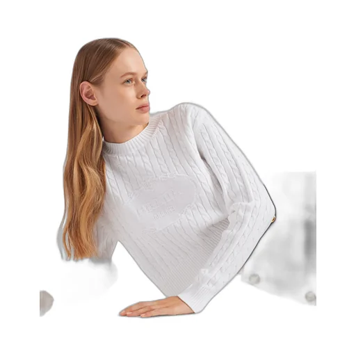 Cotton crew-neck sweater