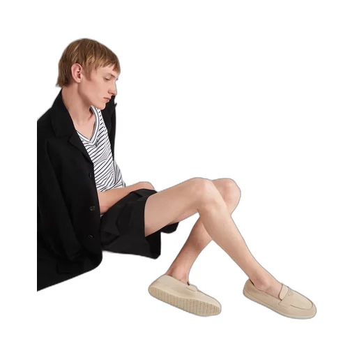 Suede loafers