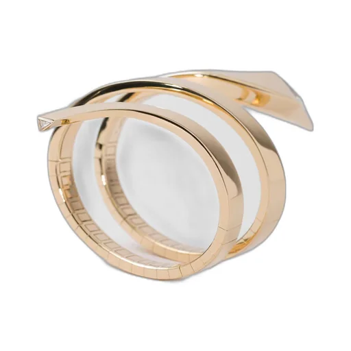 Eternal Gold snake bracelet in yellow gold and laboratory-grown diamonds