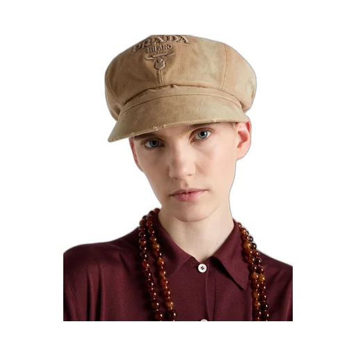 Canvas newsboy cap