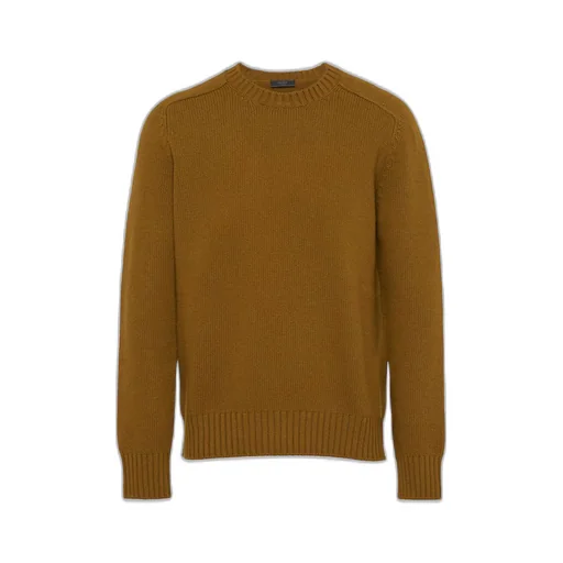 Wool and cashmere crew-neck sweater