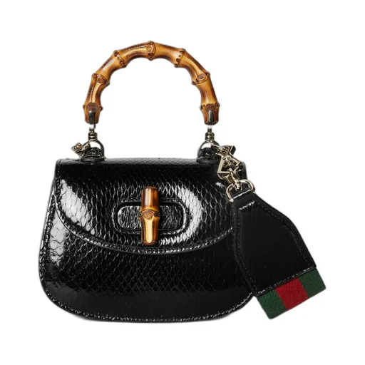 Gucci Bamboo 1947 mini python bag