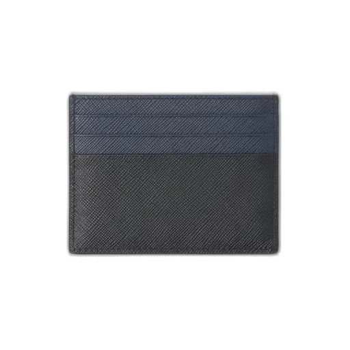 Saffiano leather card holder