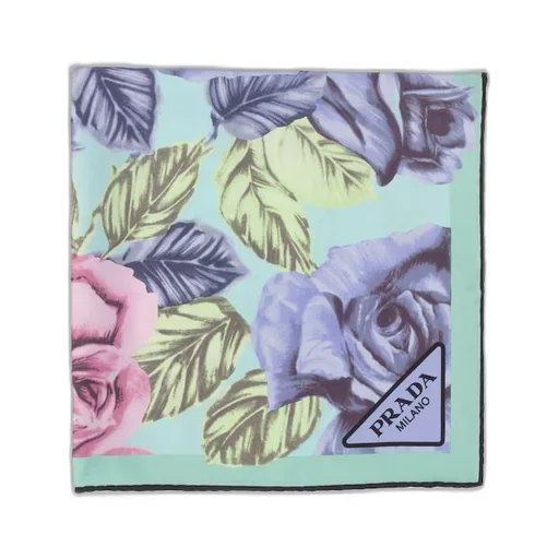 Printed twill scarf