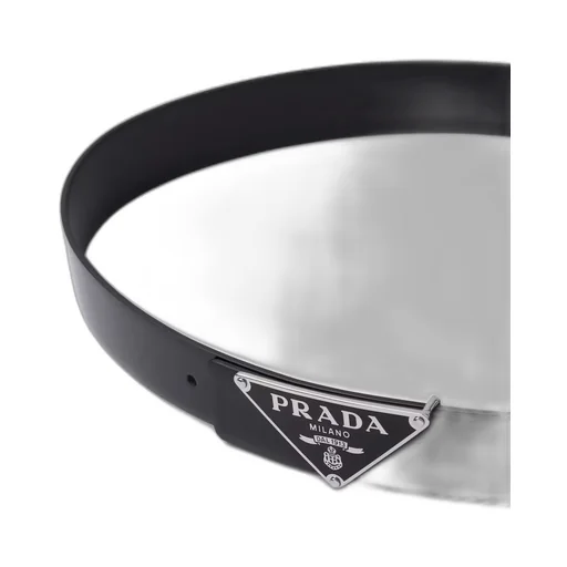 Brushed leather belt strap