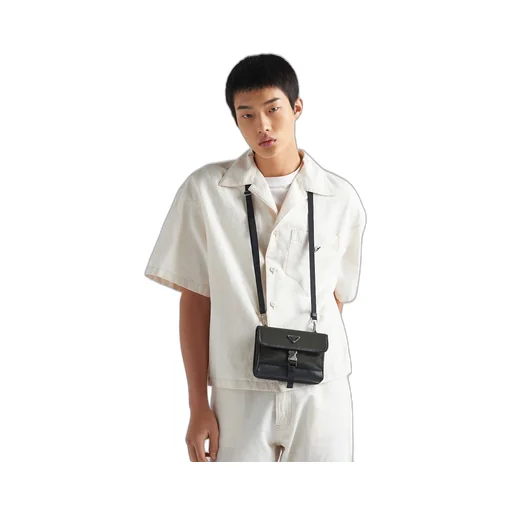 Re-Nylon and Saffiano leather smartphone case