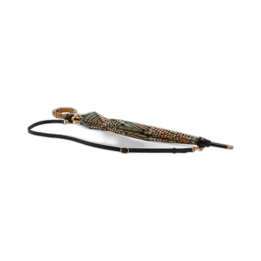 Square G tartan print nylon umbrella