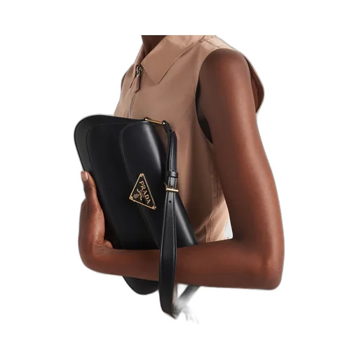 Leather shoulder bag