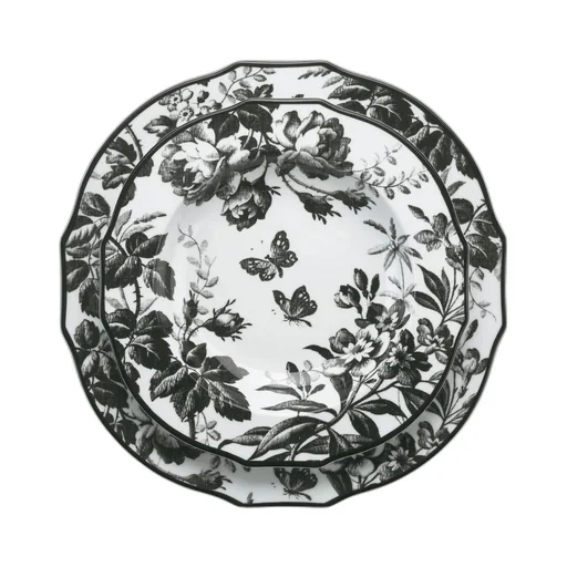 Herbarium rim soup bowl, set of two