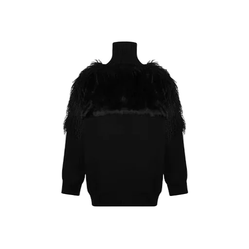 LGBTQ Flag Zip Up Turtleneck Sweater