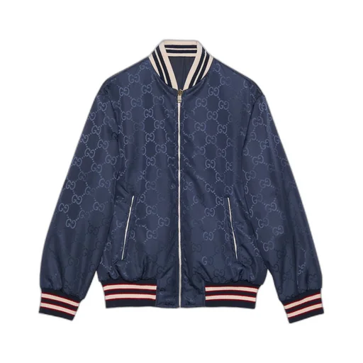 Reversible nylon canvas jacket