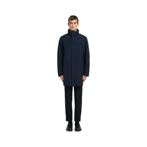 Technical fabric raincoat
