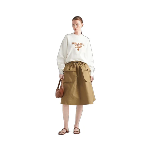 Oversized cotton sweatshirt